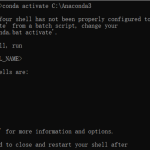关于Win10系统中使用anaconda的conda
