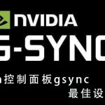 小编分享NVIDIA控制面板G-sync怎么设置（nvidia控制面板怎么设置性能最好）