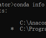 分享Win10系统CMD使用conda