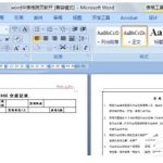 教你Word文档里表格分两页断开怎么解决