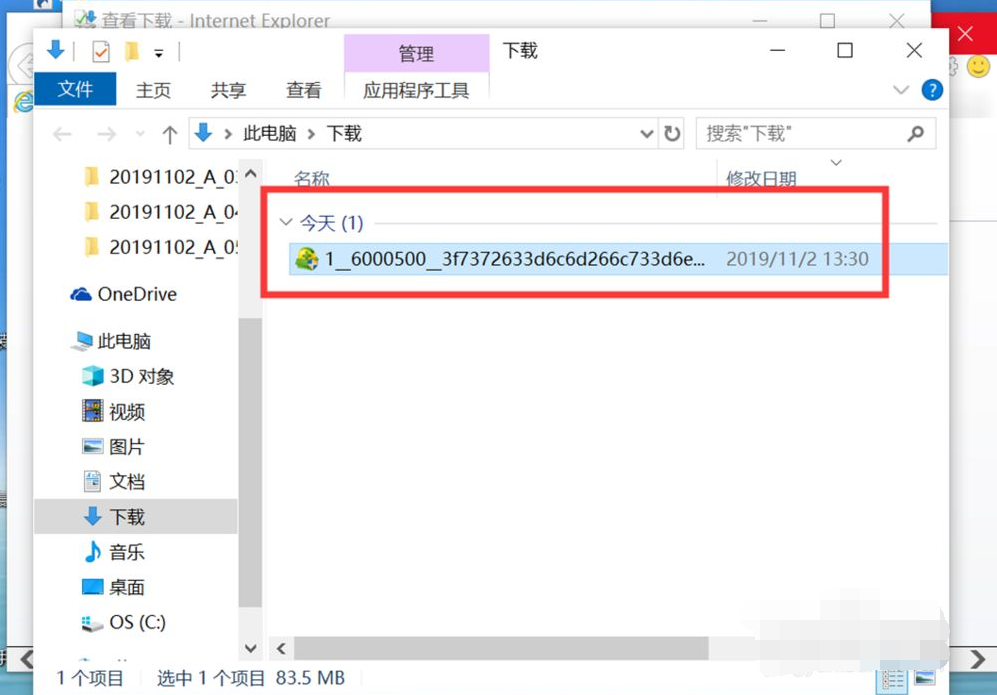 Win10专业版IE浏览器下载的文件在哪？