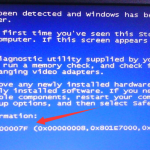 分享Win7旗舰版0x0000007f蓝屏怎么处理（win7蓝屏0x0000007F）