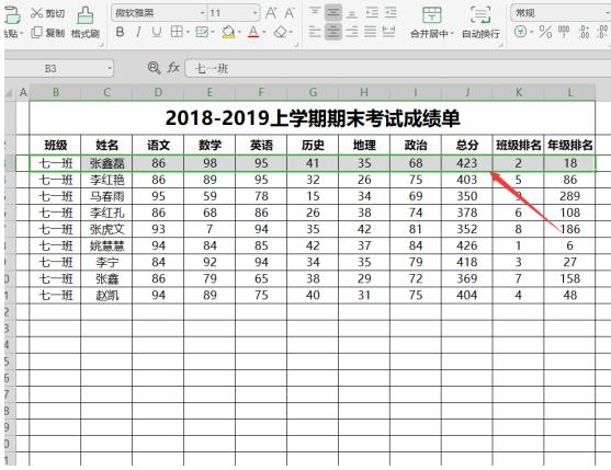 我来分享Excel快速自动添加删除线方法