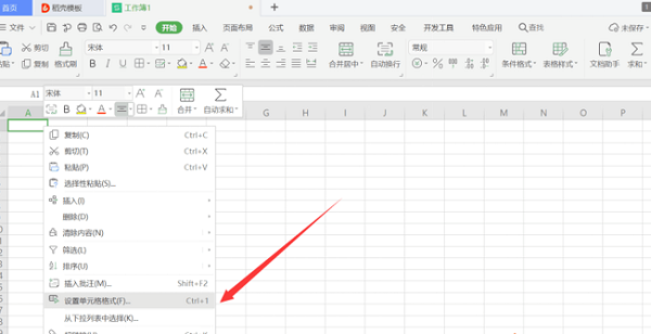 WPS在Excel的一个单元格内输入两行或多行文字操作方法