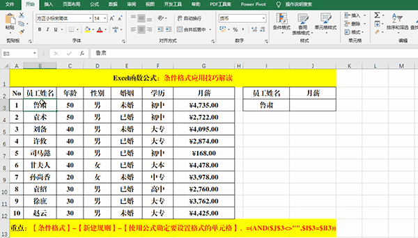 Excel 2019中使用条件格式分析数据的7类方法教学