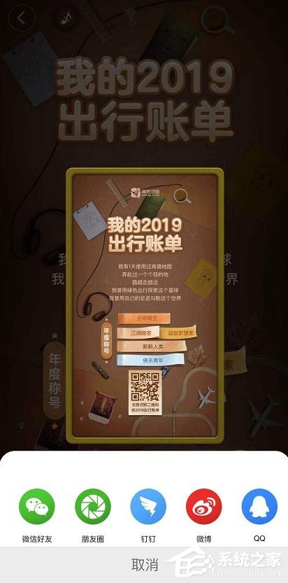 高德地图2019出行账单如何进入？高德地图2019出行账单进入查看的方法