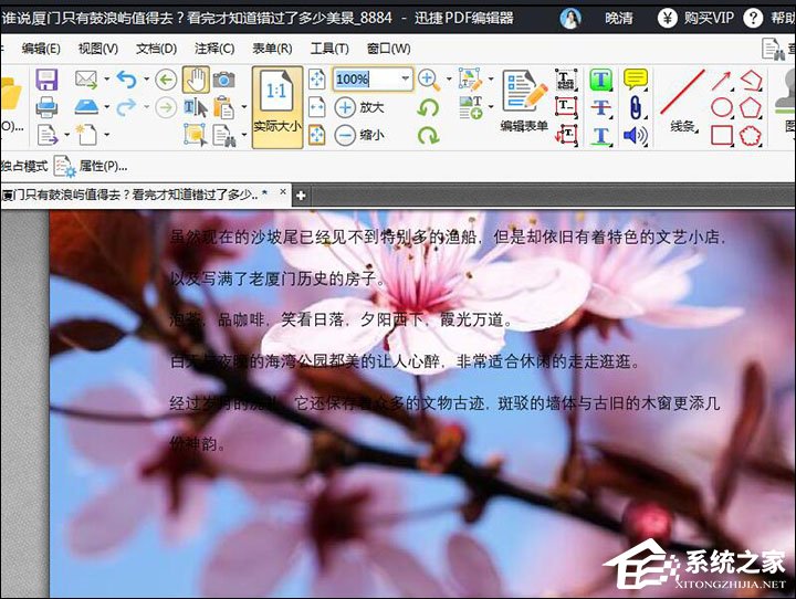 迅捷PDF编辑器给PDF文件添加背景的操作方法