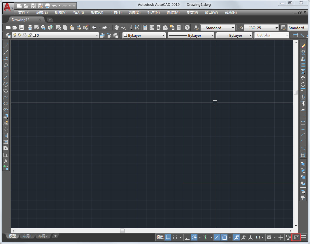 AutoCAD 2019怎么全屏显示？AutoCAD2019全屏显示的方法