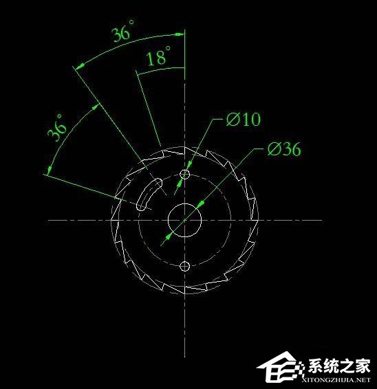 AutoCAD怎么画锯齿盘图纸？