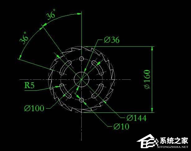 AutoCAD怎么画锯齿盘图纸？