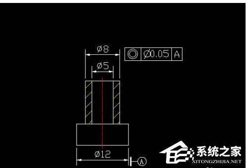 AUTOCAD2004图形形位公差怎么标注？