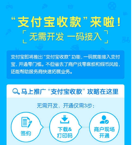 小编分享如何开通申请支付宝商家收款二维码