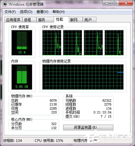 Win7系统如何使用Msconfig限制电脑性能？