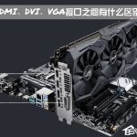 小编分享HDMI、DVI、VGA接口之间有什么区别