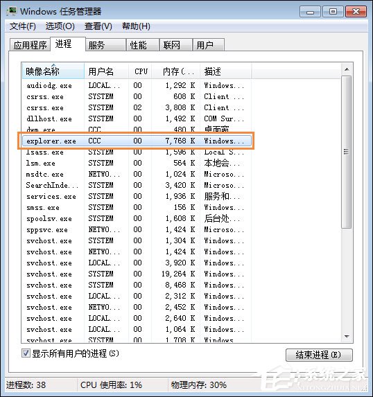 Win7电脑桌面鼠标点不动图标怎么办？