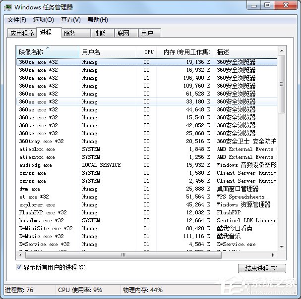 Windows7系统怎么进行进程优化？