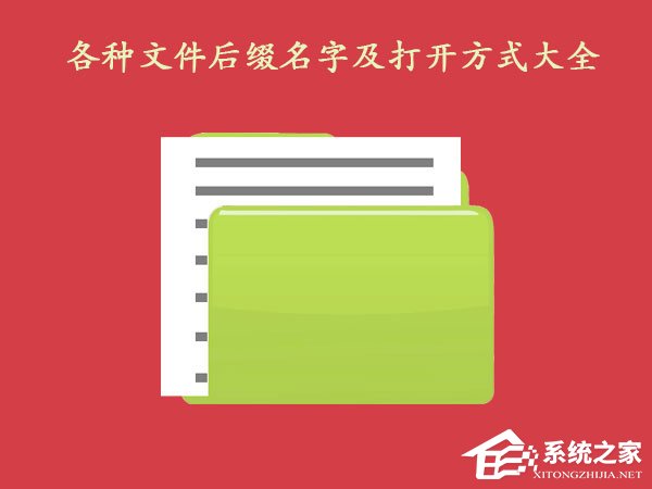 关于各种文件后缀名字及打开方式大全