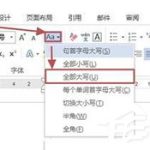 我来分享Word2013大小写字母转换的方法