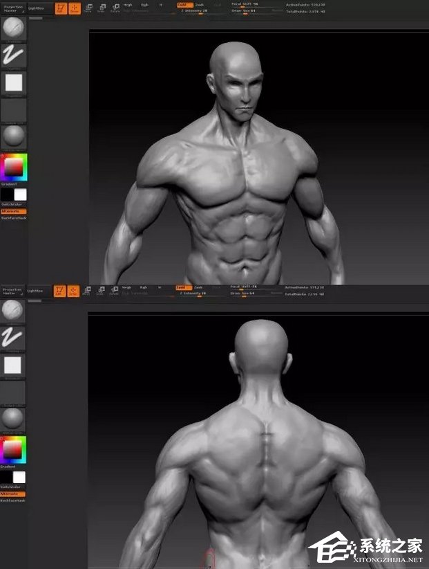 ZBrush雕刻人体教程