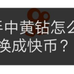 小编分享快手中黄钻如何兑换成快币。