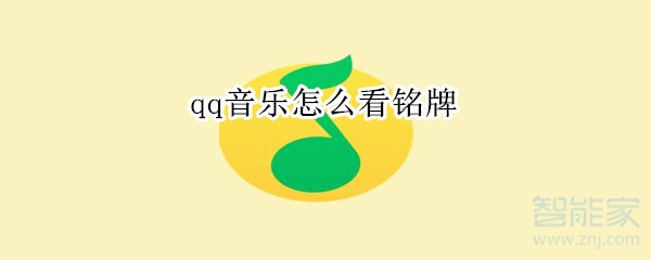 我来教你qq音乐如何查看铭牌。