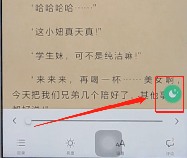 书旗小说app中调夜间模式的具体步骤截图