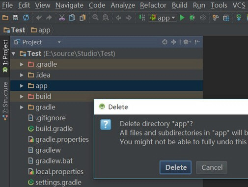 Android Studio删除项目的方法介绍截图