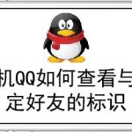 小编分享手机QQ怎么查看与指定好友的标识。