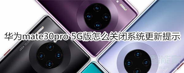 我来教你mate30pro5G版如何关闭系统更新提示。