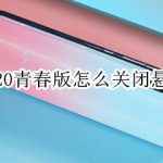 关于荣耀20青春版在哪关闭悬浮球。