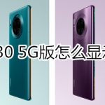 关于mate30 5G版如何显示实时网速。