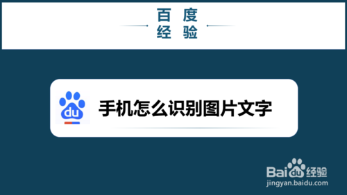 我来分享手机如何识别图片文字。