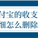 我来分享支付宝收支明细如何删除。