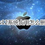 教你ios12系统占用如何删除。