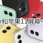 教你iphonexr和iphone11屏幕分别是多大。