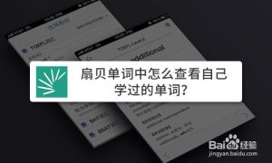 我来分享扇贝单词中如何查看自己学过的单词。