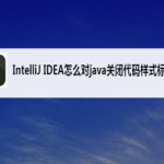 我来教你IntelliJ IDEA如何对java关闭代码样式标签缩进。