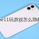 我来分享iphone11玩游戏如何隐藏刘海。