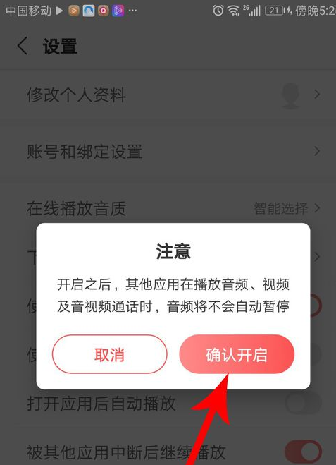 蜻蜓fm被其他应用中断播放怎么办