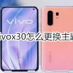 分享vivox30如何更换主题。