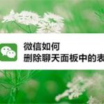 我来分享怎么清除微信中的表情。