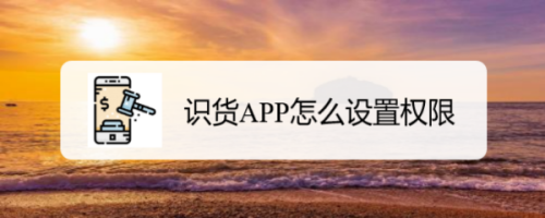 我来分享如何设置识货APP权限。