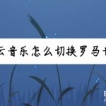 分享网易云音乐歌词怎么显示罗马音。