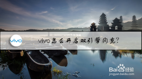 关于vivo手机双引擎闪充功能怎么设置。