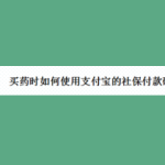 关于支付宝怎么用电子社保卡付款。