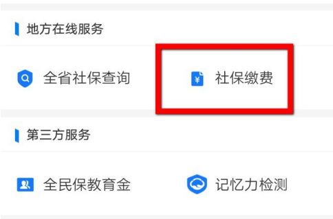 支付宝社保缴费记录怎么查询