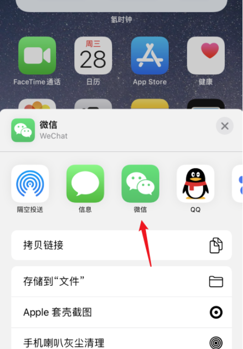 苹果已安装app怎么分享