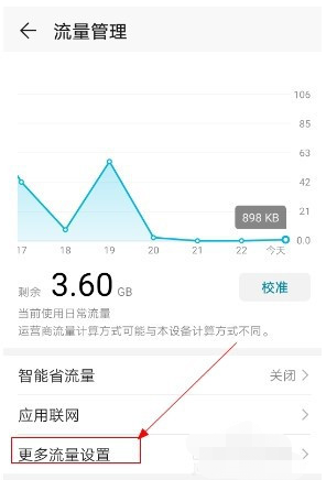 华为手机月度流量超限额提醒在哪设置