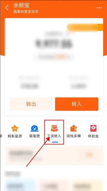 支付宝怎样启用工资定时转入功能